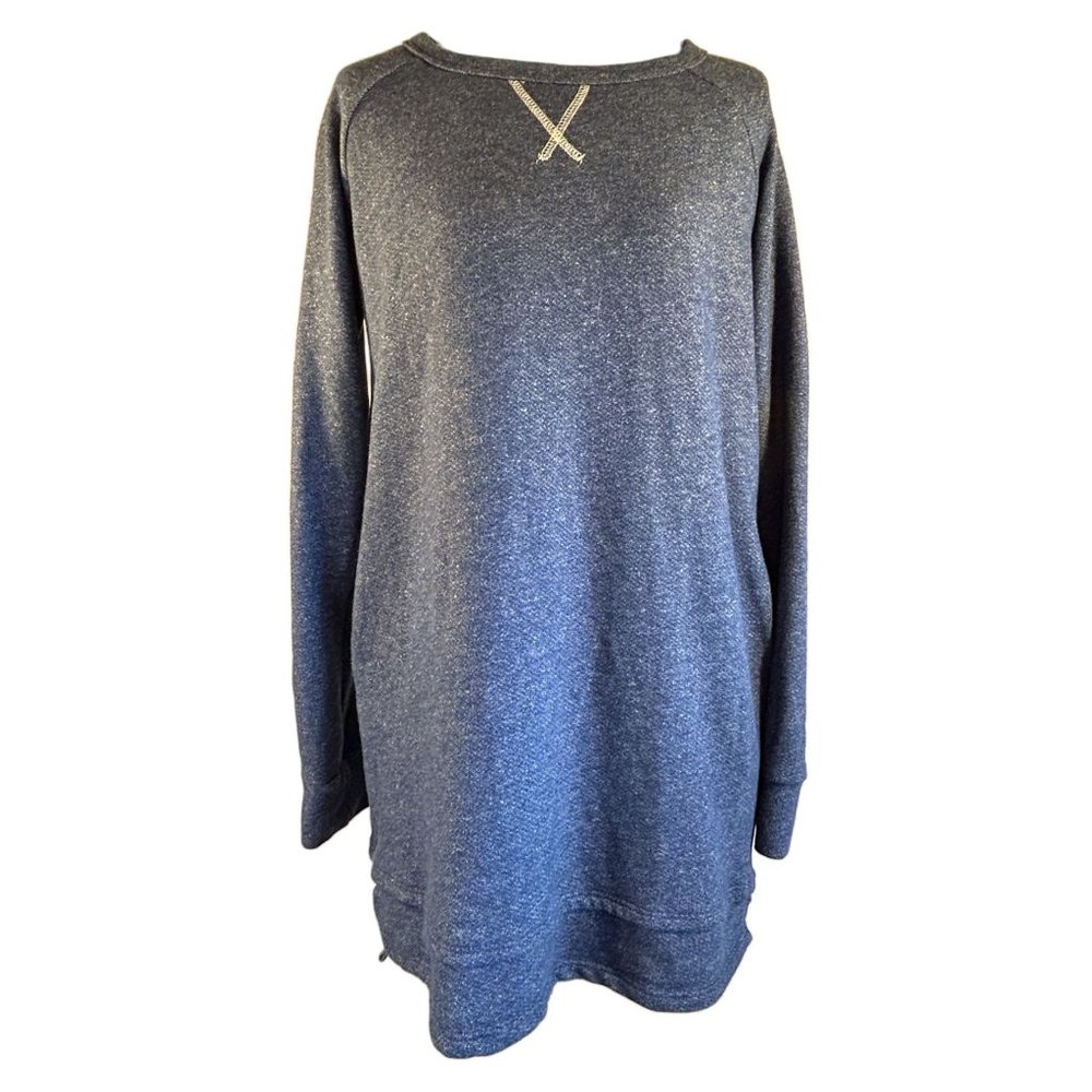 Beeson River Sweater Womens Medium Blue Crewneck Pullover